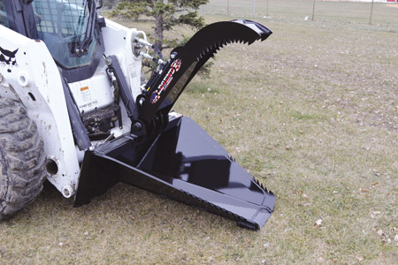 Rotary Tree Cutter Skid Loader